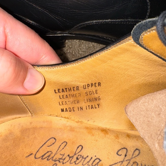 Shoes Leather dress shoes size 11,5 men’s Harris Firenze / Made in Italy - Picture 9 of 10